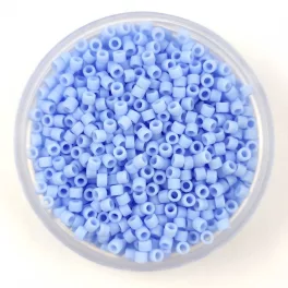   Miyuki delica gyöngy 1587 - Matt Agate Blue - 11/0 - 50g-AKCIOS