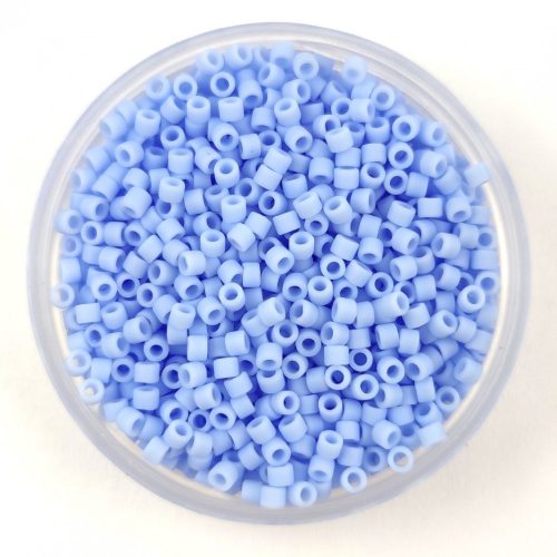 Miyuki Delica Japanese Seed Bead size : 11/0 - 1587 - Opaque Frosted Blue 