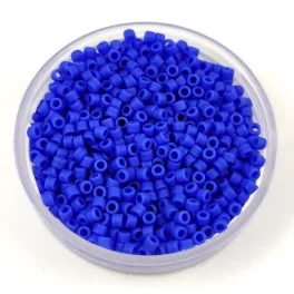   Miyuki Delica Japanese Seed Bead  size : 11/0 - 1588 Matte Opaque Cyan Blue