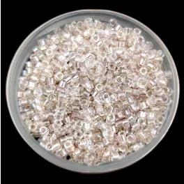   Miyuki Delica Japanese Seed Bead - 1674 - Pearl Lined Pale Pink AB - 11/0