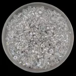 Miyuki Delica Japanese Seed Bead - 1677 - Pearl Lined Pale Gray AB