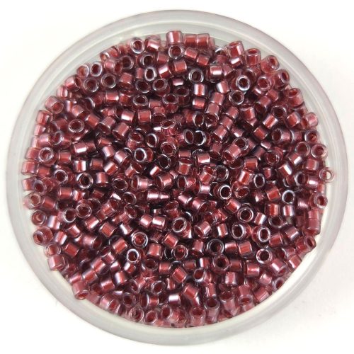 Miyuki Delica Japanese Seed Bead - 1705 - Copper Pearl Lined Dark Cranberry - 11/0