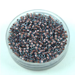   Miyuki Delica Japanese Seed Bead size : 11/0 - 1706 - Copper Pearl Lined Aqua