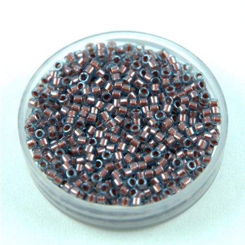 Miyuki Delica Japanese Seed Bead size : 11/0 - 1706 - Copper Pearl Lined Aqua