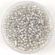 Miyuki Delica Japanese Seed Bead - 1711 - Pearl Lined Gray Mist AB - 11/0