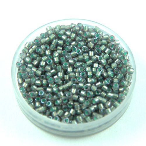 Miyuki delica gyöngy 1712 - Mint Pearl Lined Pink Mist - 11/0 - 50g-AKCIOS