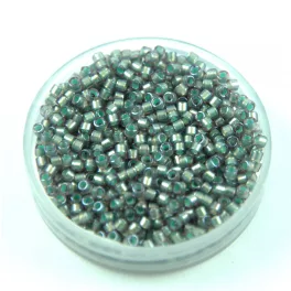  Miyuki Delica Japanese Seed Bead size : 11/0 - 1712 - Mint Pearl Lined Pink Mist 