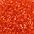 Miyuki Delica Japanese Seed Bead - 1777 - White Lined Orange AB - 11/0