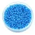 Miyuki Delica Japanese Seed Bead  size : 11/0 - 1783 White Lined Capri Blue AB 