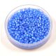 Miyuki Delica Japanese Seed Bead  size : 11/0 - 1784 White Lined Sapphire AB 
