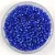Miyuki Delica Japanese Seed Bead - 1785 - White Lined Electric Blue AB - 11/0