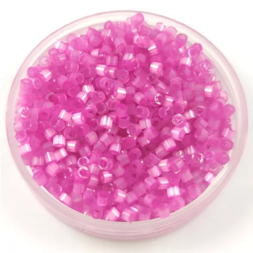 Miyuki Delica Japanese Seed Bead - 1808 - Dyed Fuchsia Silk Satin - 11/0