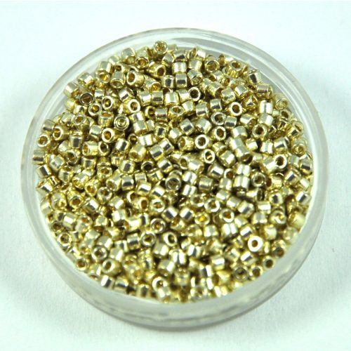Miyuki delica gyöngy 1831 - galvanizált ezüst tartós bevonattal - 11/0 - 50g-AKCIOS