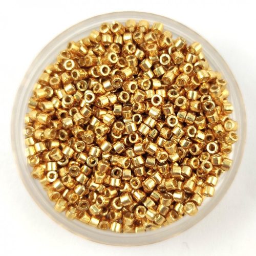 Miyuki Delica Japanese Seed Bead  size : 11/0 - 1832 Galvanised Shiny Gold Duracoat 