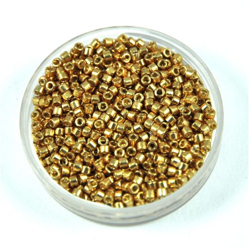 Miyuki delica gyöngy 1834 - Galvanised Champagne Duracoat - 11/0 - 50g-AKCIOS