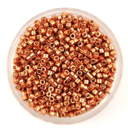   Miyuki Delica Japanese Seed Bead  size : 11/0 - 1836 Galvanised Muscat Duracoat 