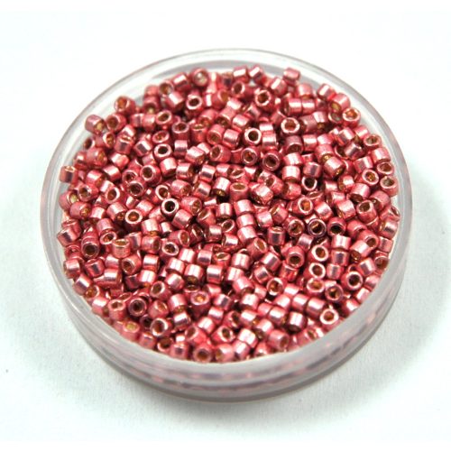 Miyuki delica gyöngy 1839 - duracoat galvanised dark coral - 11/0 - 50g-AKCIOS