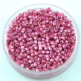   Miyuki Delica Japanese Seed Bead  size : 11/0 - Duracoat Galvanised Hot Pink