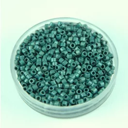   Miyuki Delica Japanese Seed Bead  size : 11/0 - 1847f Galvanised Frosted Teal 