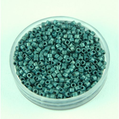 Miyuki Delica Japanese Seed Bead  size : 11/0 - 1847f Galvanised Frosted Teal 