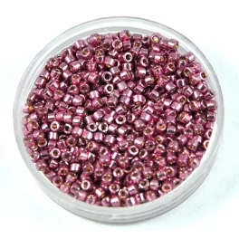   Miyuki Delica Japanese Seed Bead  size : 11/0 - 1848 - Duracoat Galvanised Dusty Orchid
