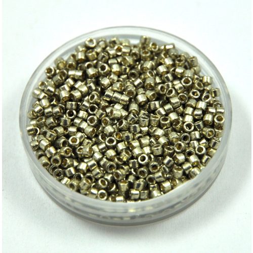 Miyuki delica gyöngy 1851 - duracoat galvanised light pewter - 11/0 50g-AKCIOS