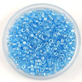   Miyuki Delica Japanese Seed Bead  - 1890 - Transparent Sky Blue Luster - 11/0