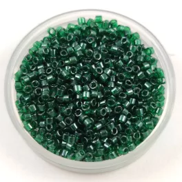  Miyuki Delica Japanese Seed Bead  - 1894 - Transparent Emerald Luster - 11/0