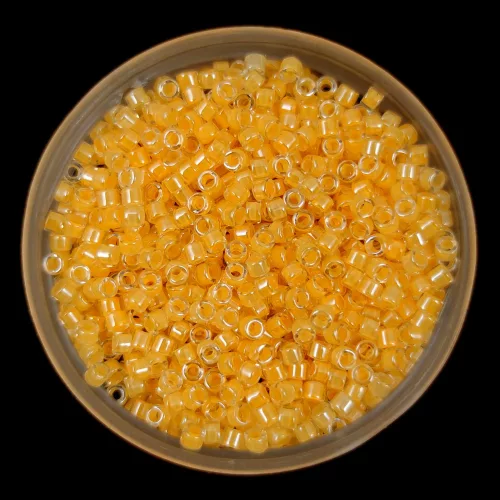 Miyuki Delica Japanese Seed Bead  size : 11/0 - 2032 Luminuos Sun Glow