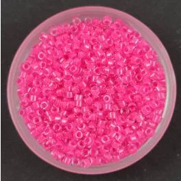   Miyuki Delica Japanese Seed Bead  size : 11/0 - 2035 Luminuos Wild Strawberry