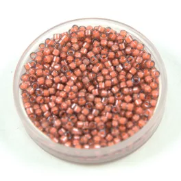   Miyuki Delica Japanese Seed Bead  size : 11/0 - 2044 Luminuos Guava 