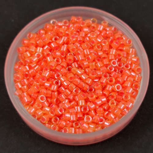Miyuki Delica Japanese Seed Bead  size : 11/0 - 2047 - Luminous Bittersweet Orange