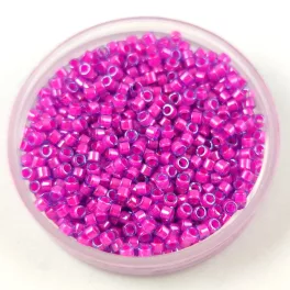   Miyuki Delica Japanese Seed Bead  size : 11/0 - 2049 Luminuos Hot Pink