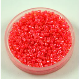   Miyuki Delica Japanese Seed Bead  size : 11/0 - 2051 Luminuos Poppy Red 