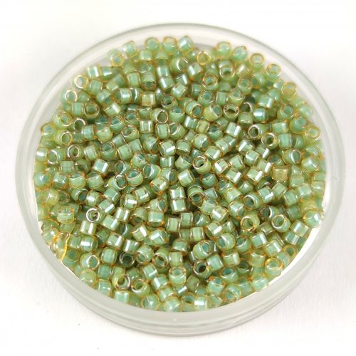 Miyuki Delica Japanese Seed Bead  size : 11/0 - 2052 Luminuos Asparagus Green 