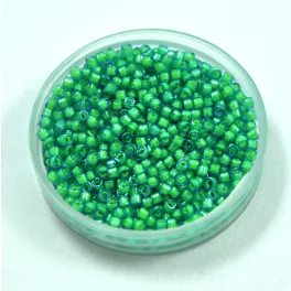   Miyuki Delica Japanese Seed Bead  size : 11/0 - 2053 Luminuos Mermaid Green 