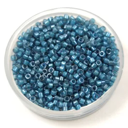   Miyuki Delica Japanese Seed Bead  size : 11/0 - 2054 Luminuos Dusk Blue 