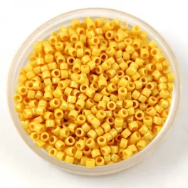   Miyuki Delica Japanese Seed Bead  size : 11/0 - 2102 Duracoat Banana