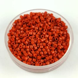   Miyuki Delica Japanese Seed Bead  size : 11/0 - 2108 Duracoat Persimmon 