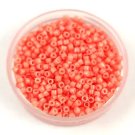   Miyuki Delica Japanese Seed Bead  size : 11/0 - 2112 Duracoat Dark Salmon 
