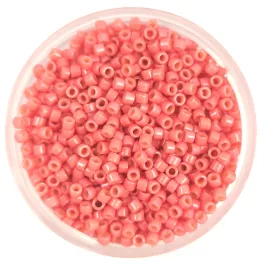   Miyuki Delica Japanese Seed Bead  size : 11/0 - 2114 Duracoat Watermelon