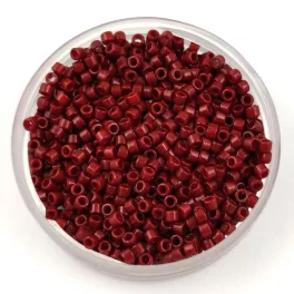   Miyuki Delica Japanese Seed Bead  size : 11/0 - 2120 Duracoat Maroon