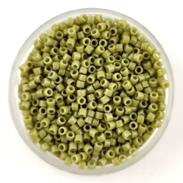   Miyuki Delica Japanese Seed Bead  size : 11/0 - 2124 Duracoat Cactus 