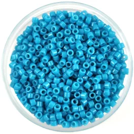   Miyuki Delica Japanese Seed Bead  size : 11/0 - 2133 Duracoat Azure 