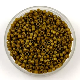   Miyuki Delica Japanese Seed Bead  size : 11/0 - 2141 Duracoat Spanish Olive 