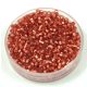 Miyuki Delica Japanese Seed Bead  size : 11/0 - 2152 Duracoat Silver Lined lt Watermelon