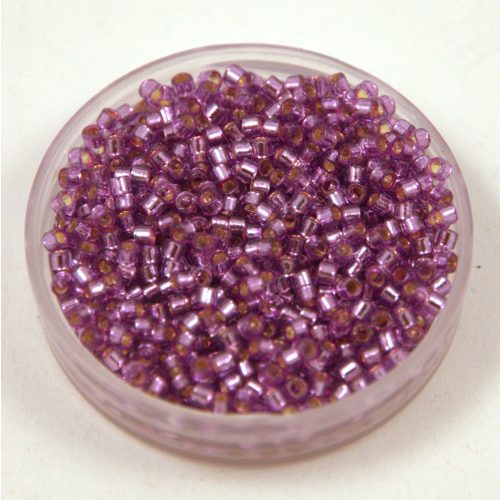 Miyuki delica gyöngy 2168 - duracoat silver lined orchid - 11/0 - 50g-AKCIOS