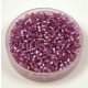 Miyuki Delica Japanese Seed Bead  size : 11/0 - 2168 Duracoat Silver Lined orchid