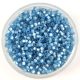 Miyuki Delica Japanese Seed Bead  size : 11/0 - 2176 Duracoat Semi Matte Silver Lined lt bayberry 