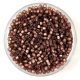 Miyuki delica gyöngy 2183 - duracoat semi-frosted silver lined raisin - 11/0 - 50g-AKCIOS